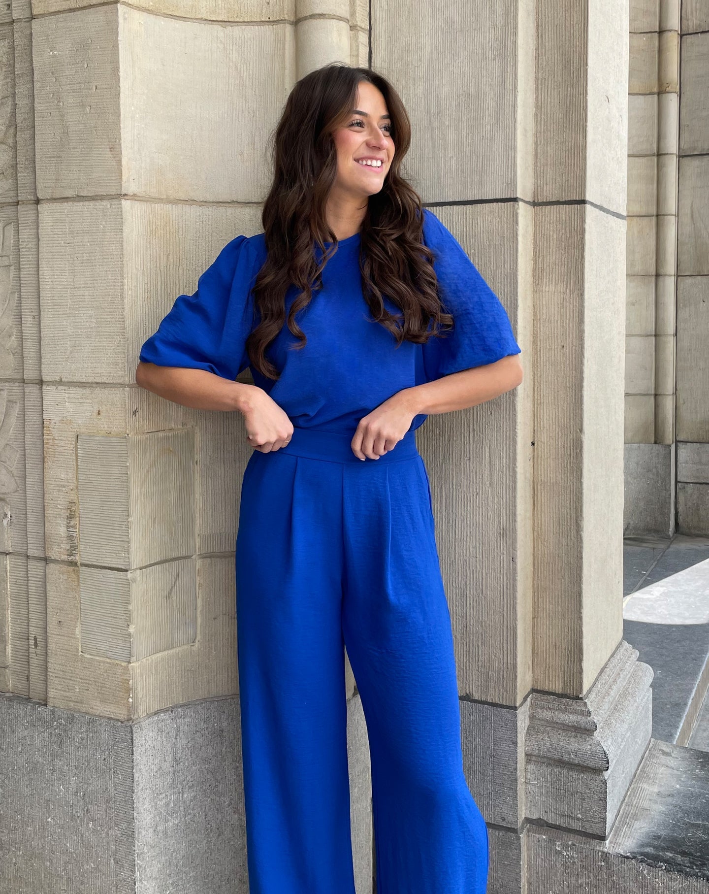 Julie Luxe Wide-Leg Pantalon – Elegantie & Comfort in Eén