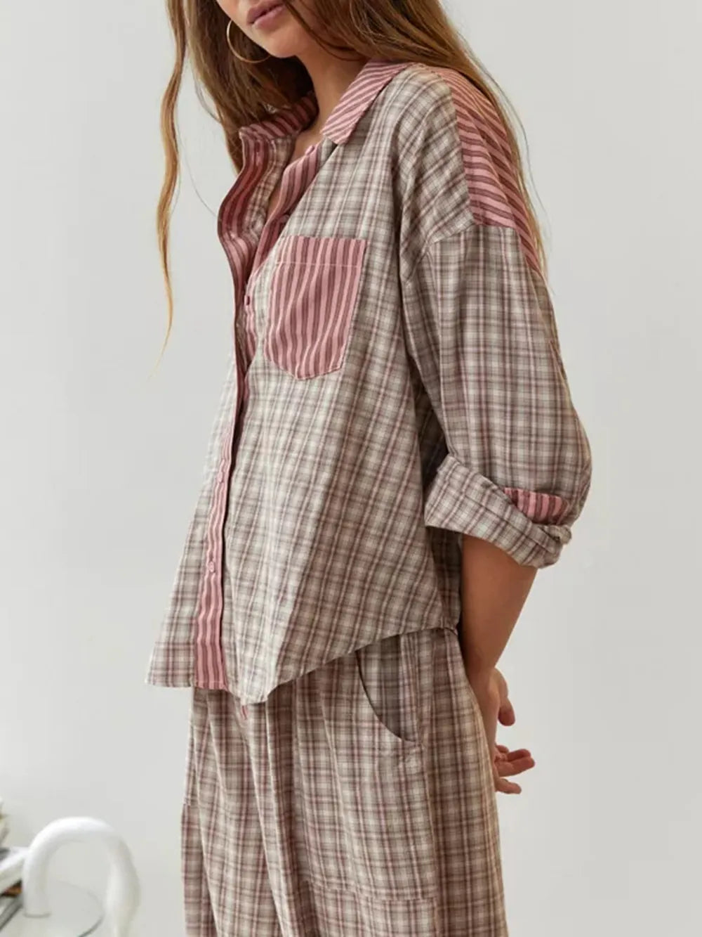 SnuggleCotton – Zachte Tweedelige Pyjama Set