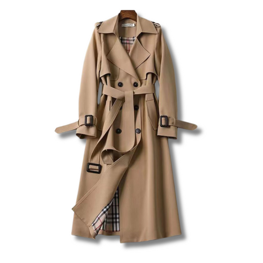 Amara – Elegante Trenchcoat voor Dames | Tijdloze Stijl en Luxe