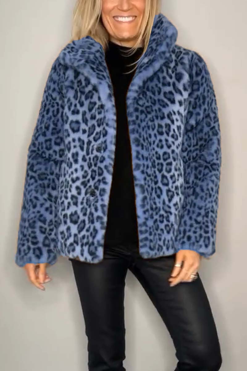 Livia – Luxe Luipaardjack | Gedurfd & Stijlvol voor de Winter