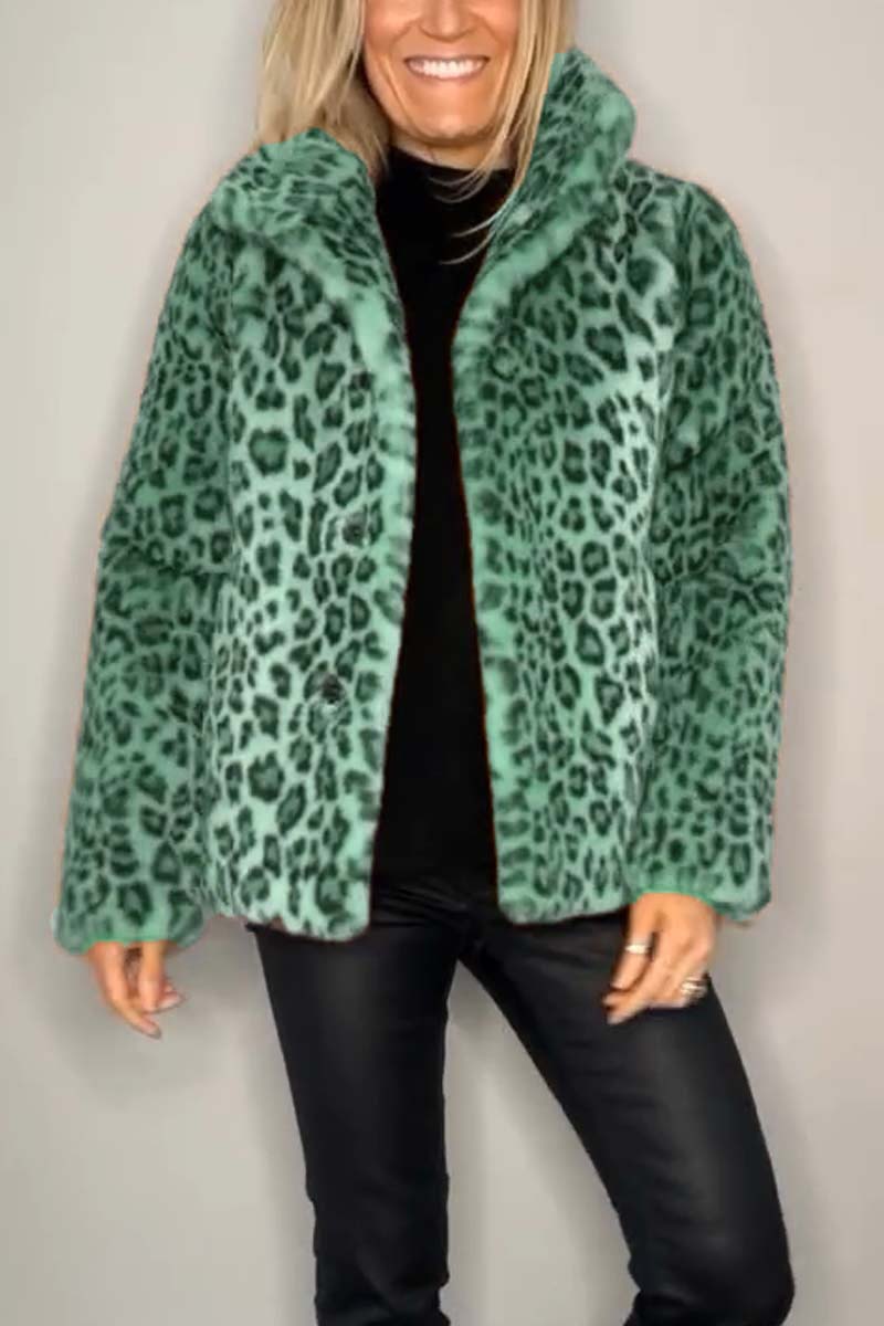 Livia – Luxe Luipaardjack | Gedurfd & Stijlvol voor de Winter