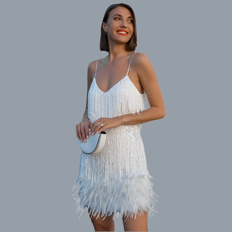 Aurélia – Stralende party dress met sprankelende details