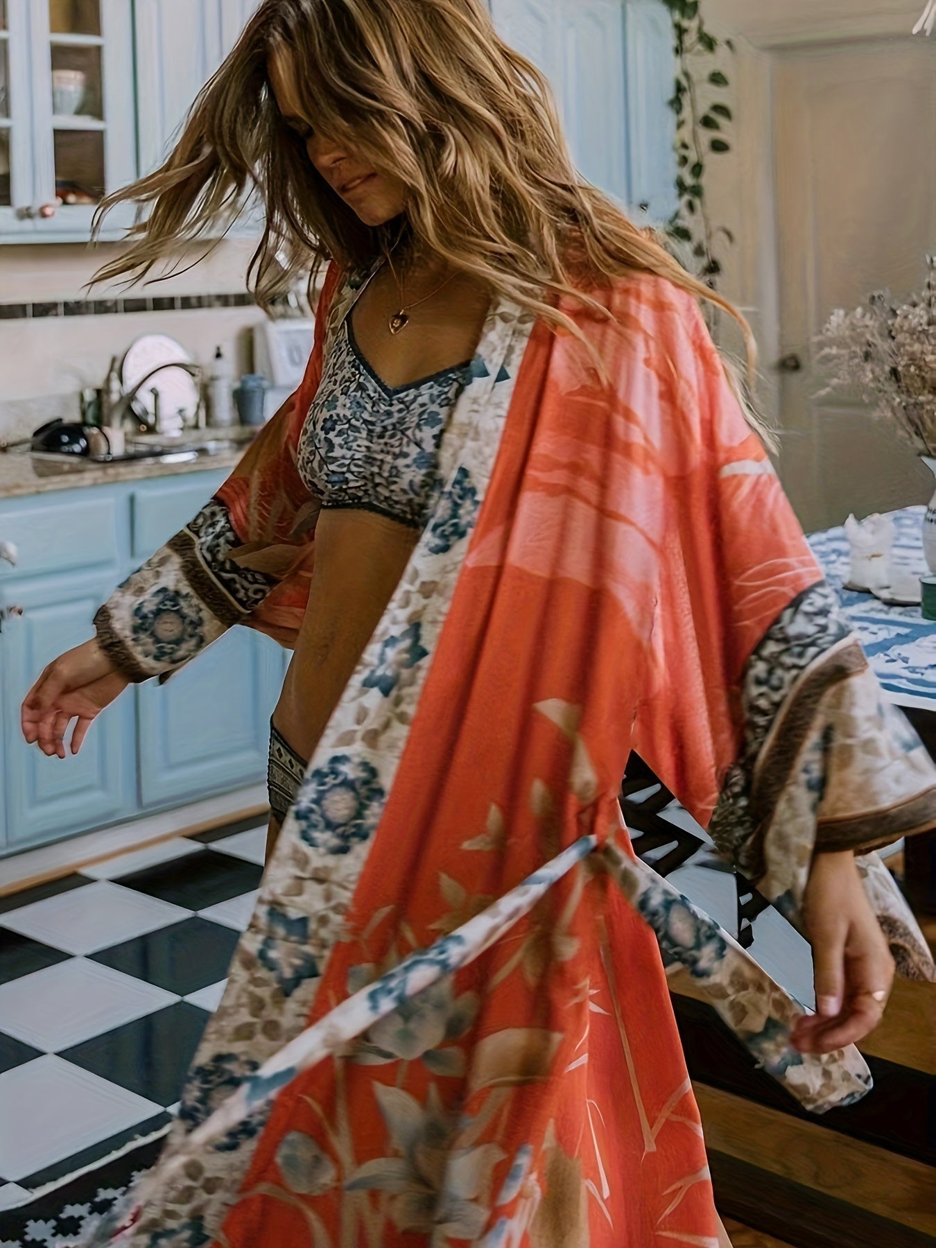 CharmingFlora – Bloemen Kimono