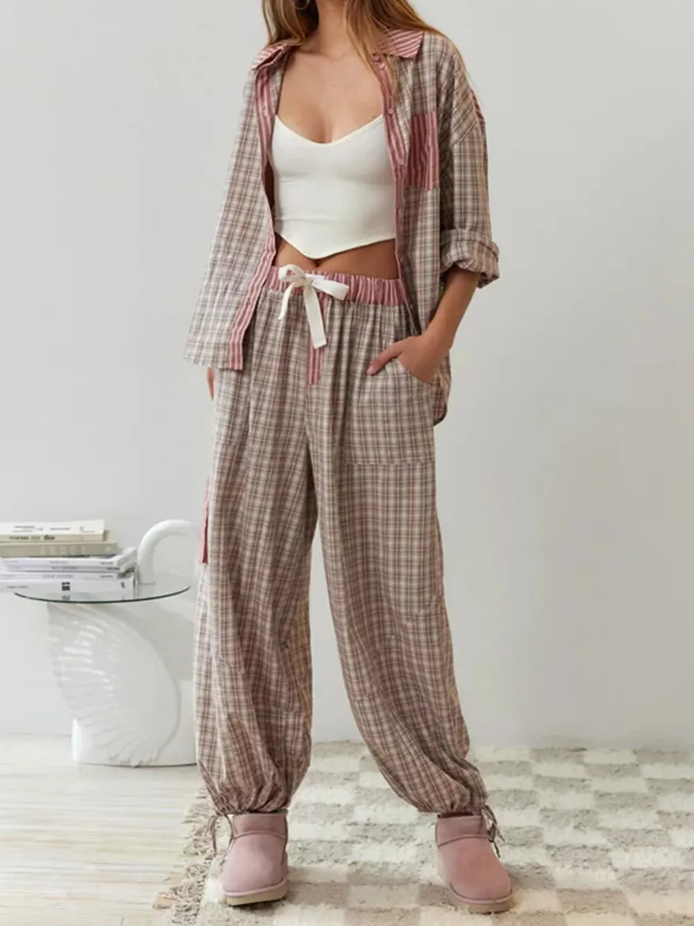 SnuggleCotton – Zachte Tweedelige Pyjama Set