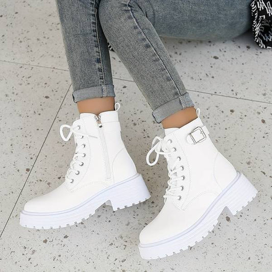 Modara EdgeX Boots – Stoere Enkelhoge Plateau Boots voor Elke Dag