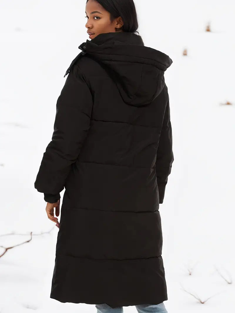 NoirShield – Dames Winterjas met Capuchon