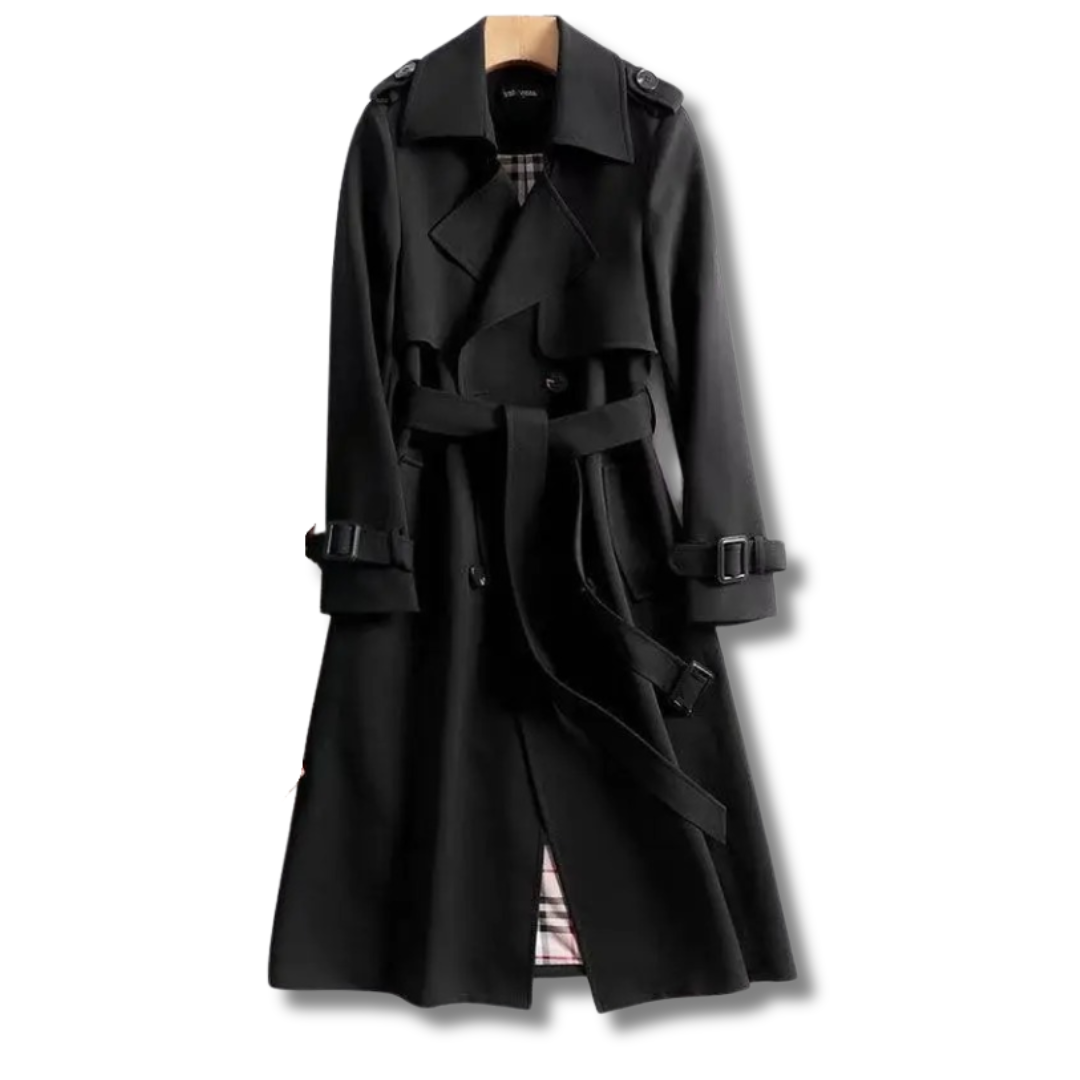 Amara – Elegante Trenchcoat voor Dames | Tijdloze Stijl en Luxe