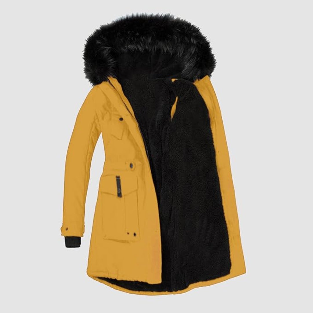 CozyFrost – Winterjas met Bontvoering voor Dames