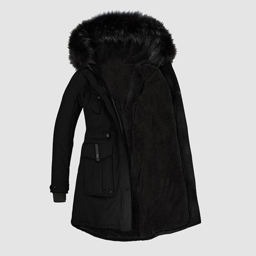 CozyFrost – Winterjas met Bontvoering voor Dames