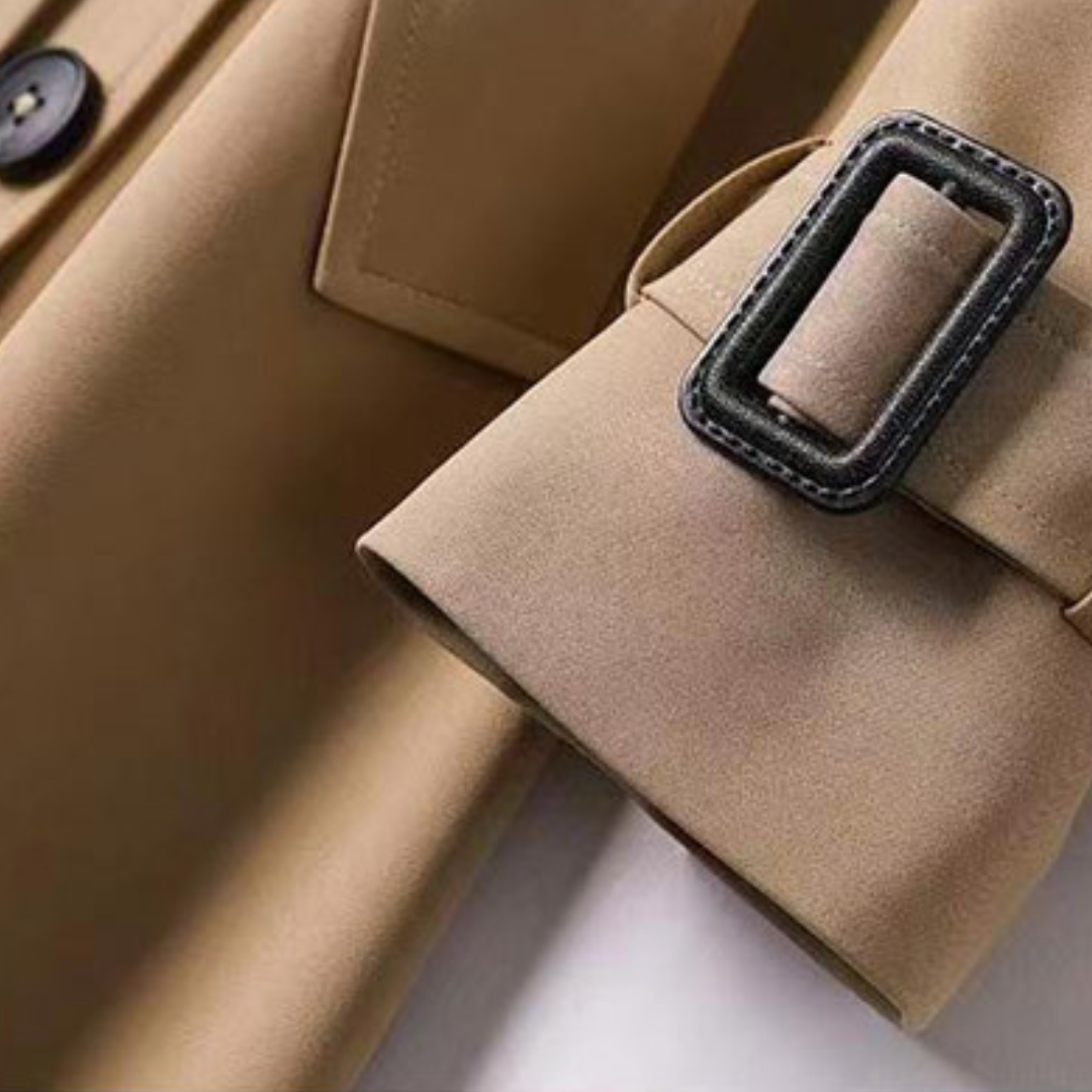 Amara – Elegante Trenchcoat voor Dames | Tijdloze Stijl en Luxe