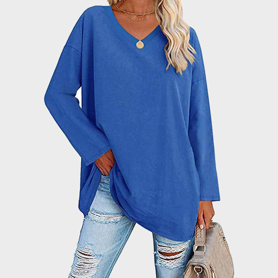 Selena – Luxe Zomerblouse met Lange Mouwen voor Dames