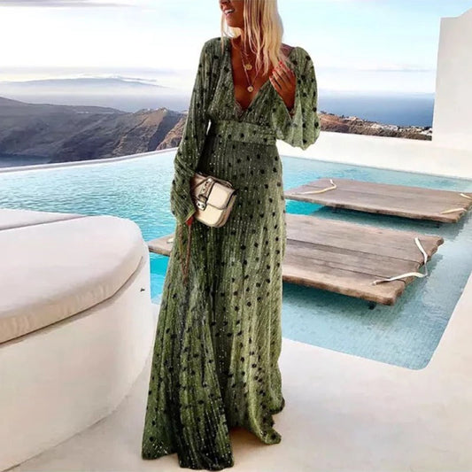 Modara SummerDream Maxi – De Perfecte Zomerjurk voor Elegantie en Comfort