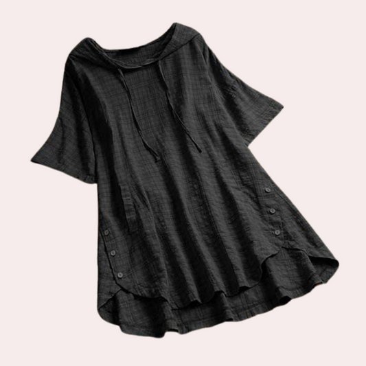 Amory Breeze Tuniekblouse – De Perfecte Mix van Comfort & Boho Chic