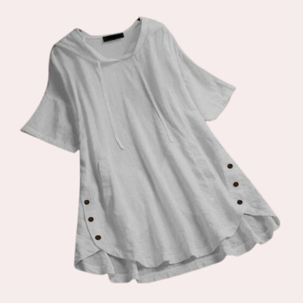 Amory Breeze Tuniekblouse – De Perfecte Mix van Comfort & Boho Chic