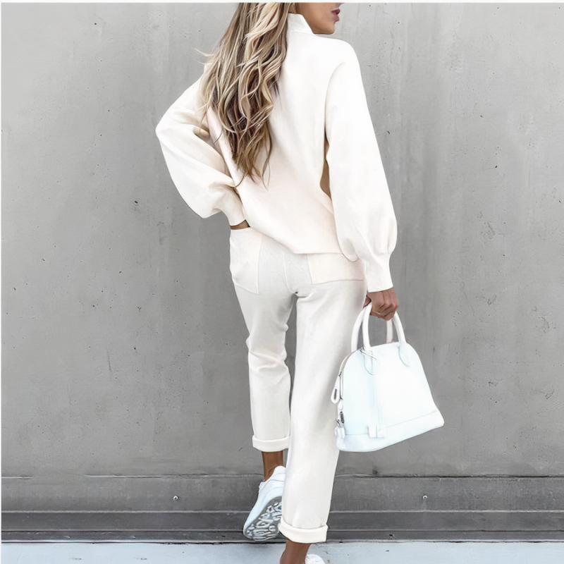 Athena – Luxe 2-delige Sweatpants & Sweater Set