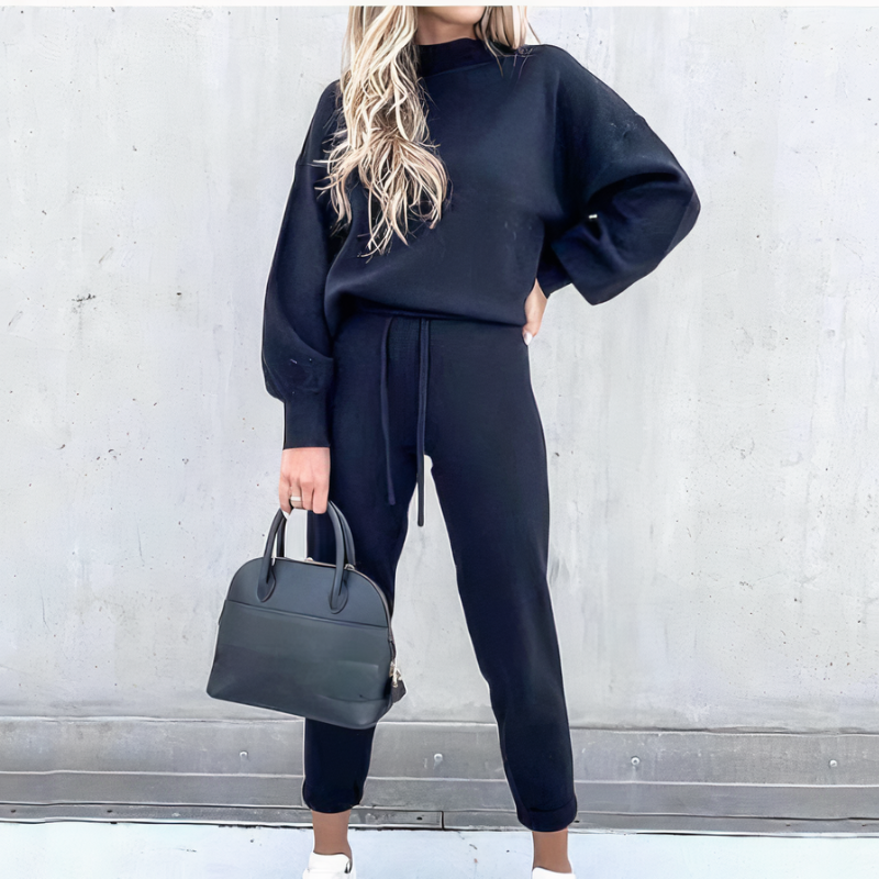Athena – Luxe 2-delige Sweatpants & Sweater Set