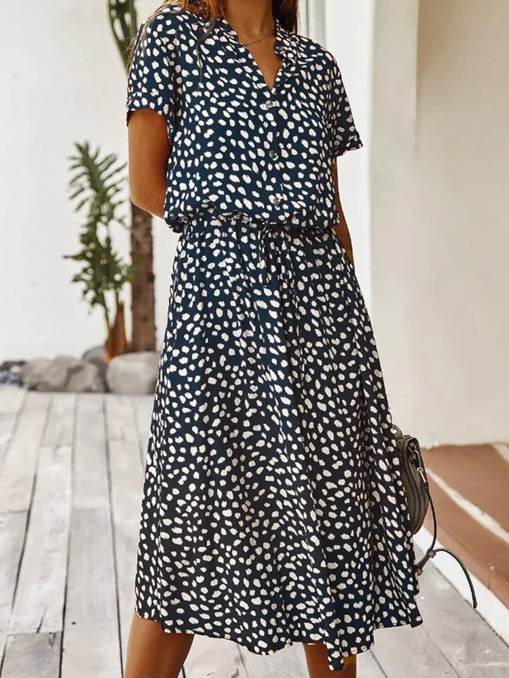 Aurine – Tijdloos Elegante Midi-jurk van Modara