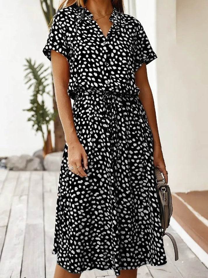 Aurine – Tijdloos Elegante Midi-jurk van Modara