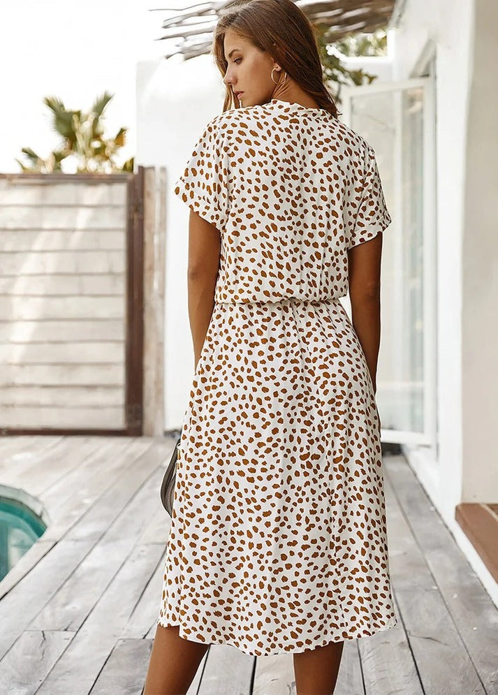 Aurine – Tijdloos Elegante Midi-jurk van Modara