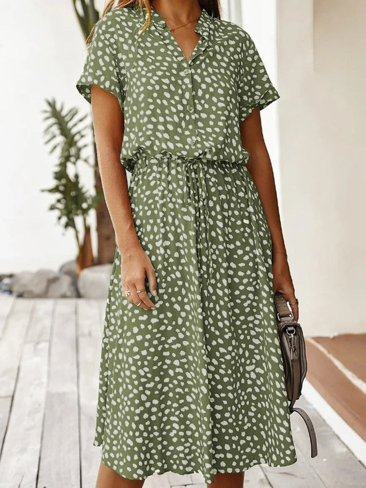 Aurine – Tijdloos Elegante Midi-jurk van Modara