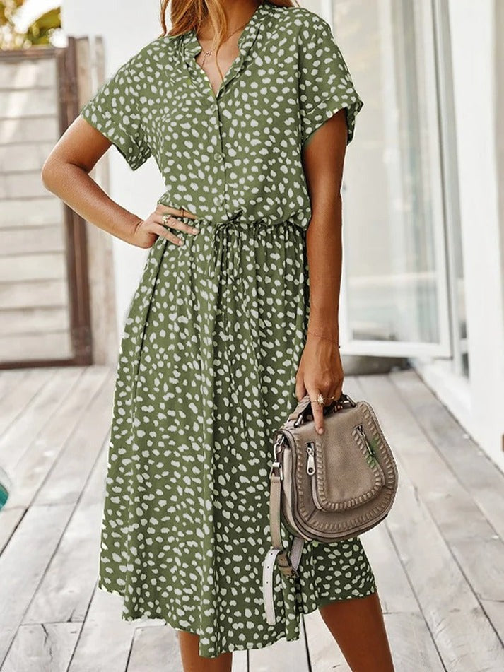 Aurine – Tijdloos Elegante Midi-jurk van Modara