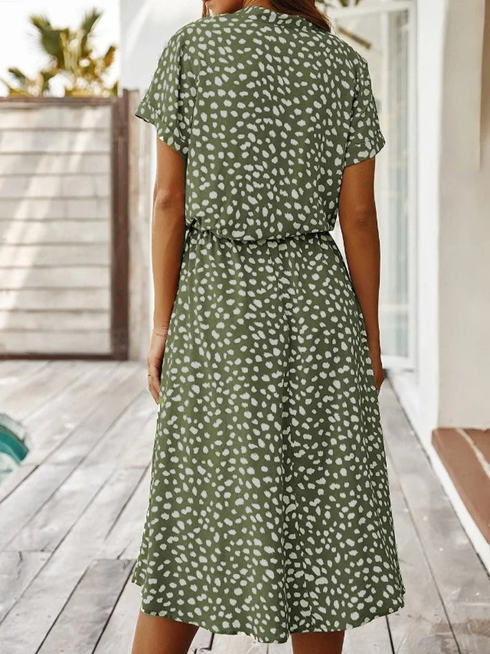 Aurine – Tijdloos Elegante Midi-jurk van Modara