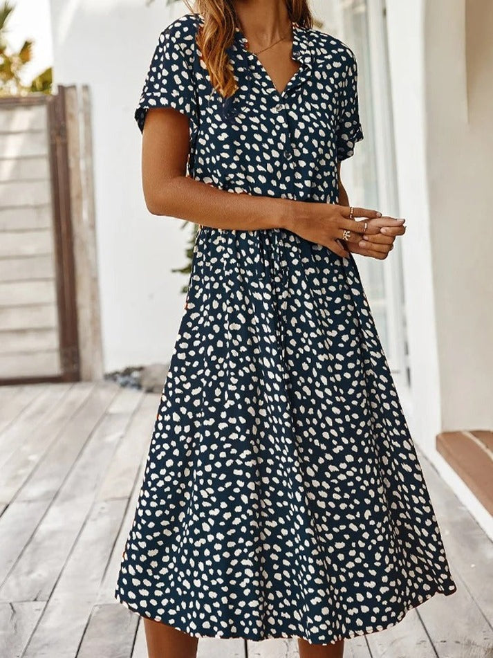 Aurine – Tijdloos Elegante Midi-jurk van Modara