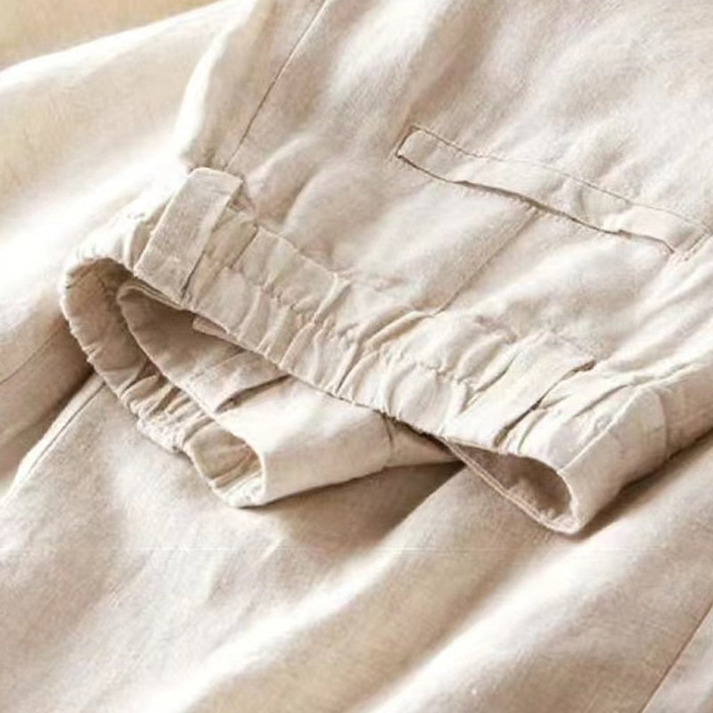 Modara BreezeLuxe Linnen Broek – Jouw Tijdloze Zomerfavoriet
