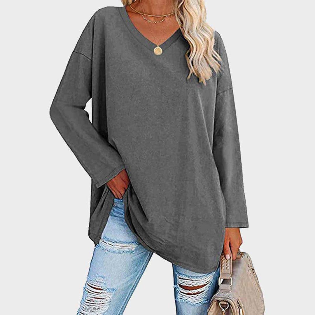 Selena – Luxe Zomerblouse met Lange Mouwen voor Dames