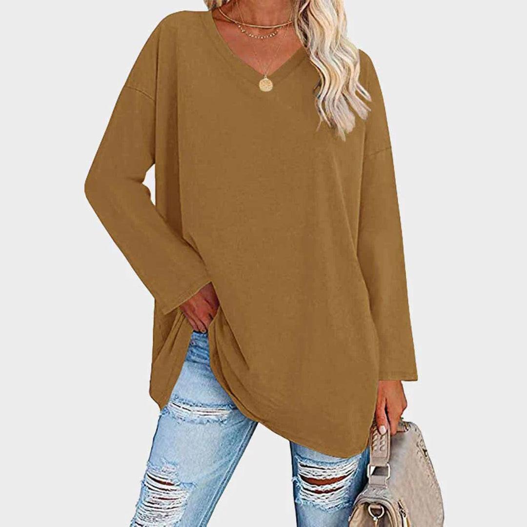 Selena – Luxe Zomerblouse met Lange Mouwen voor Dames