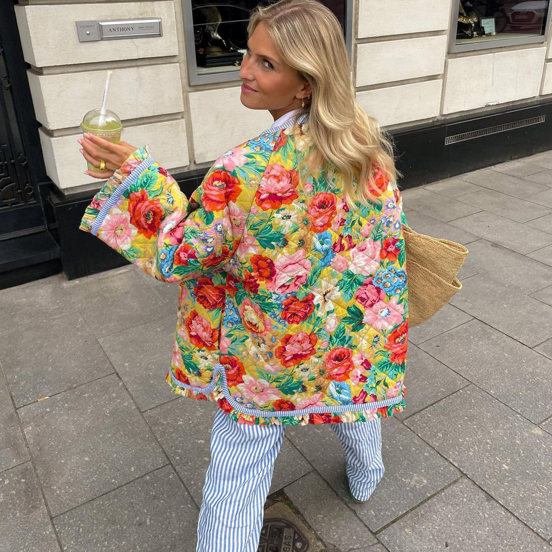 Anneliese - Kunstzinnige Printjas | Trendy, Stijlvol & Comfortabel | Een Must-Have voor Elk Seizoen