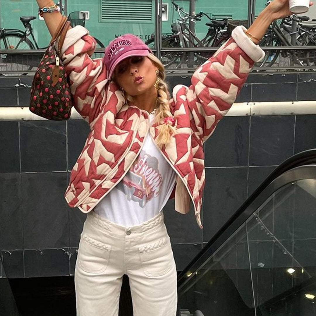 Anneliese - Kunstzinnige Printjas | Trendy, Stijlvol & Comfortabel | Een Must-Have voor Elk Seizoen