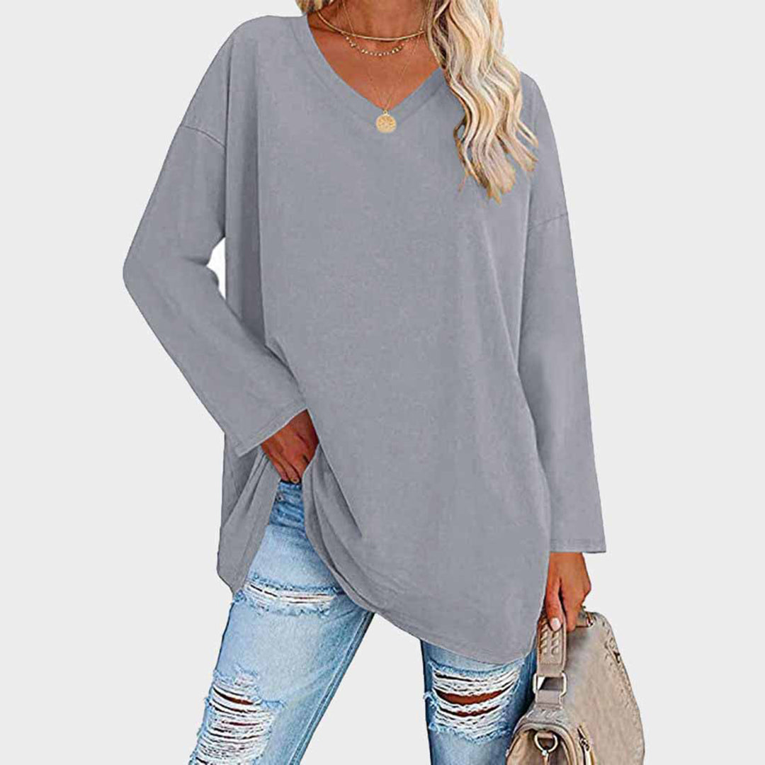 Selena – Luxe Zomerblouse met Lange Mouwen voor Dames