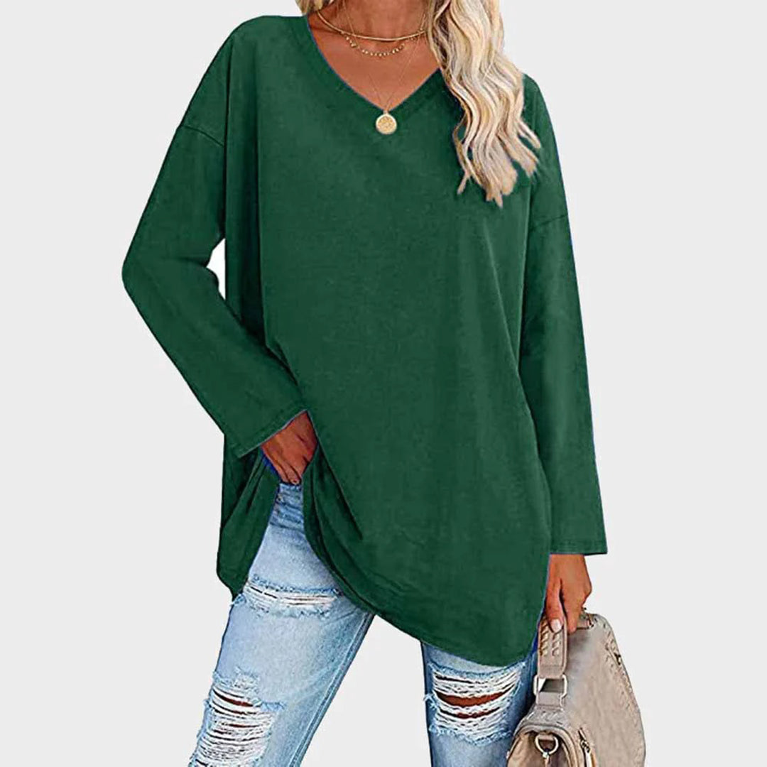 Selena – Luxe Zomerblouse met Lange Mouwen voor Dames