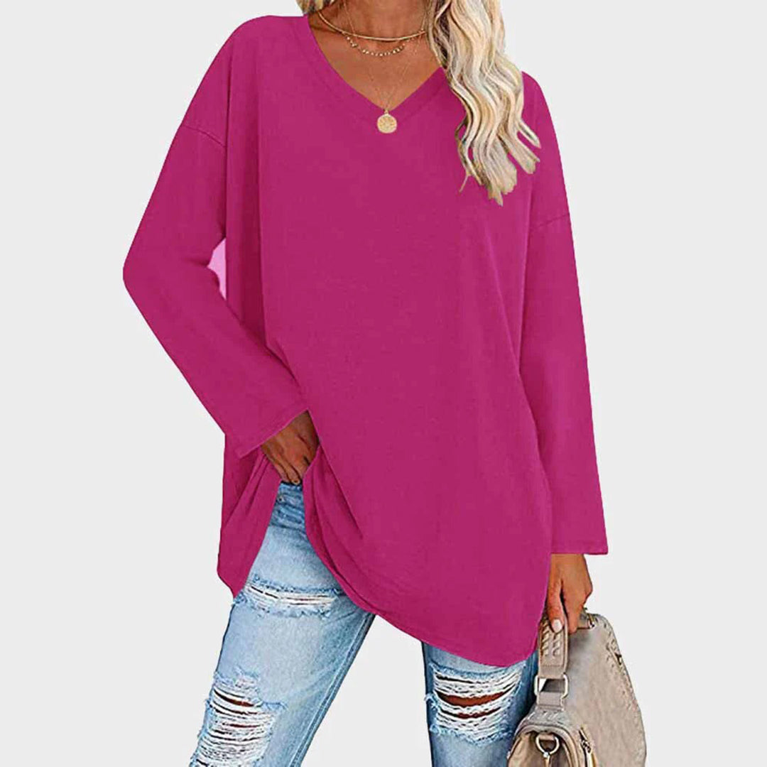 Selena – Luxe Zomerblouse met Lange Mouwen voor Dames