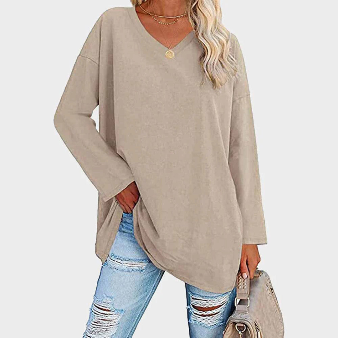 Selena – Luxe Zomerblouse met Lange Mouwen voor Dames