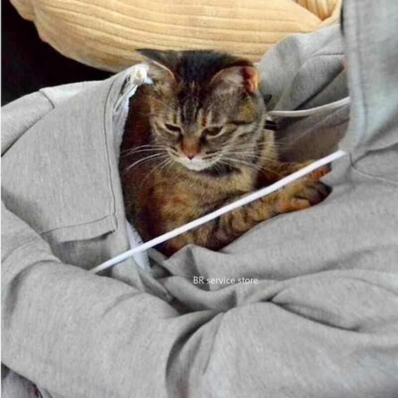SnugglePouch – De Knuffelhoodie voor Jou en Je Huisdier