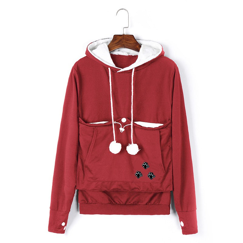 SnugglePouch – De Knuffelhoodie voor Jou en Je Huisdier