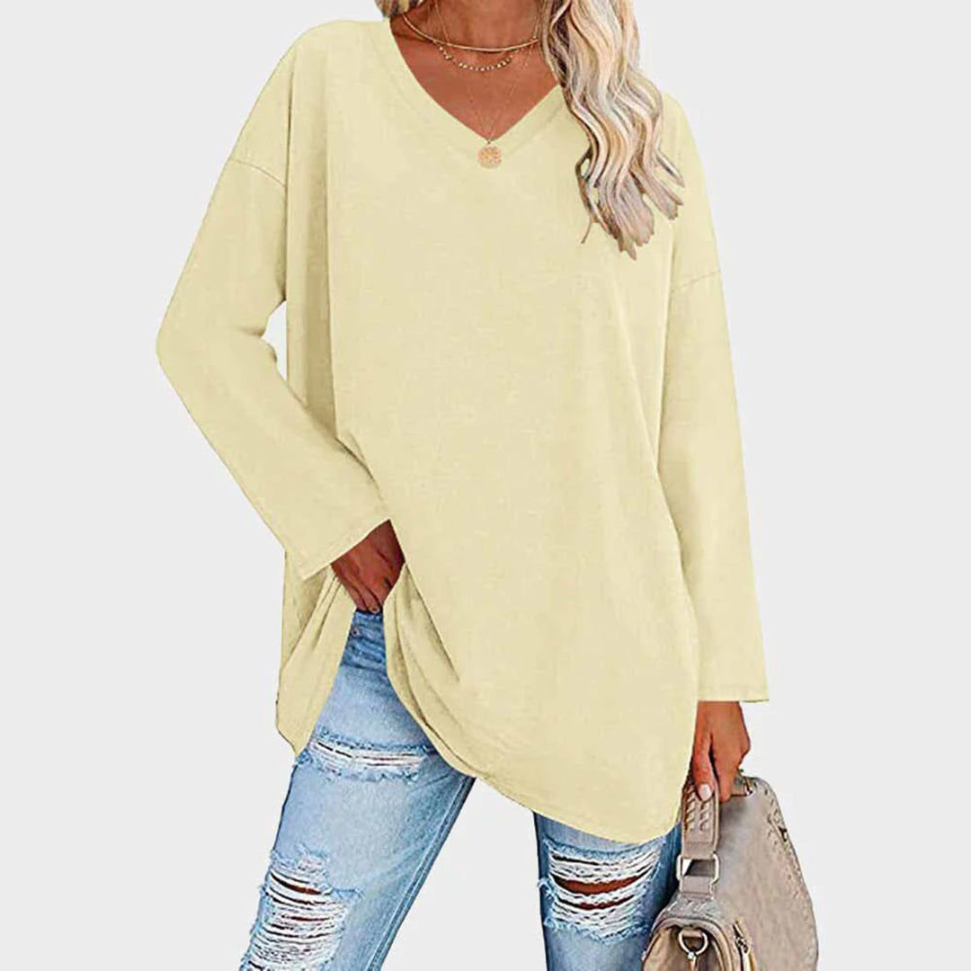 Selena – Luxe Zomerblouse met Lange Mouwen voor Dames