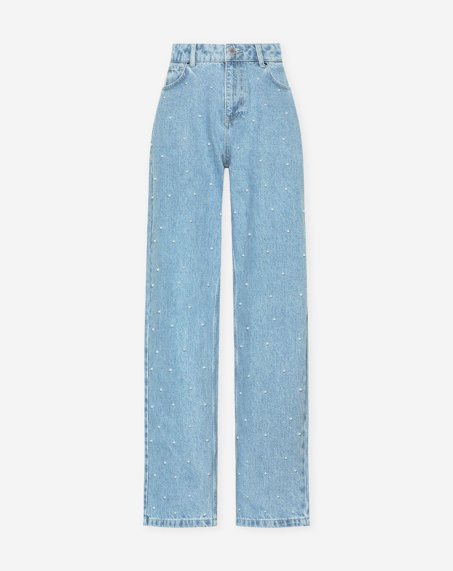 Pearl Elegance Denim – Tijdloos met een Glansje