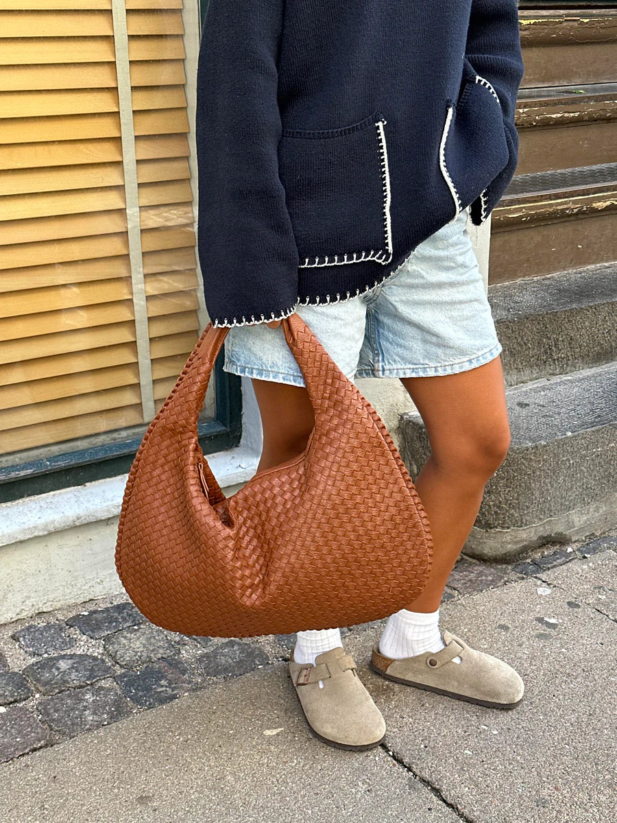 Noa Luxe Weave Handtas