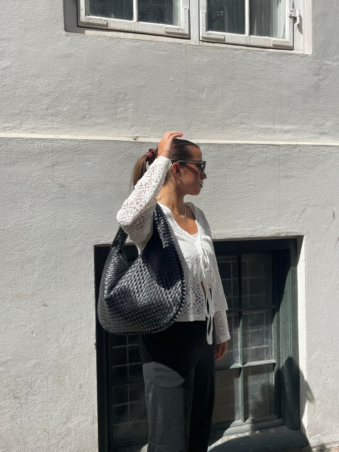 Noa Luxe Weave Handtas