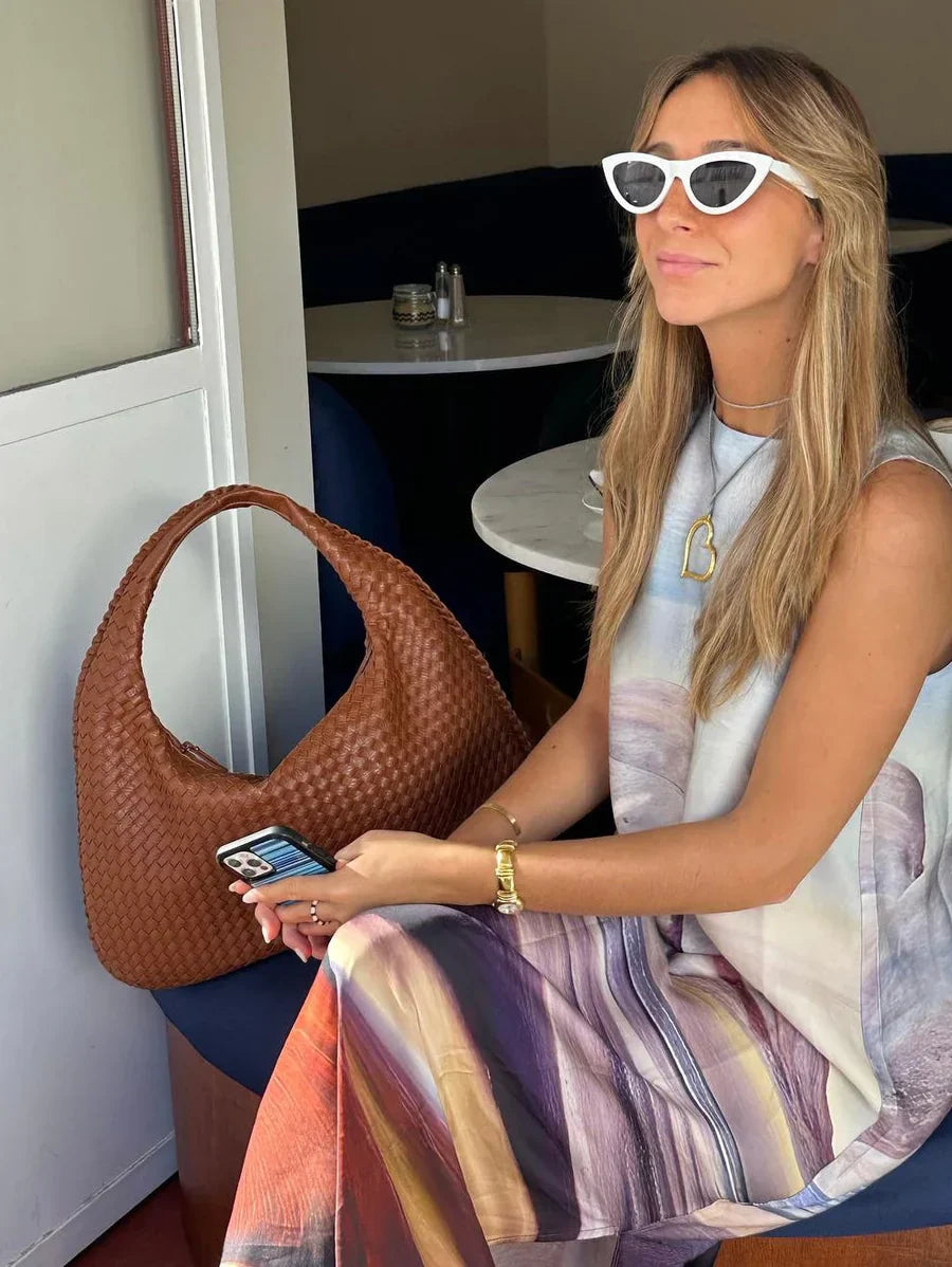 Noa Luxe Weave Handtas