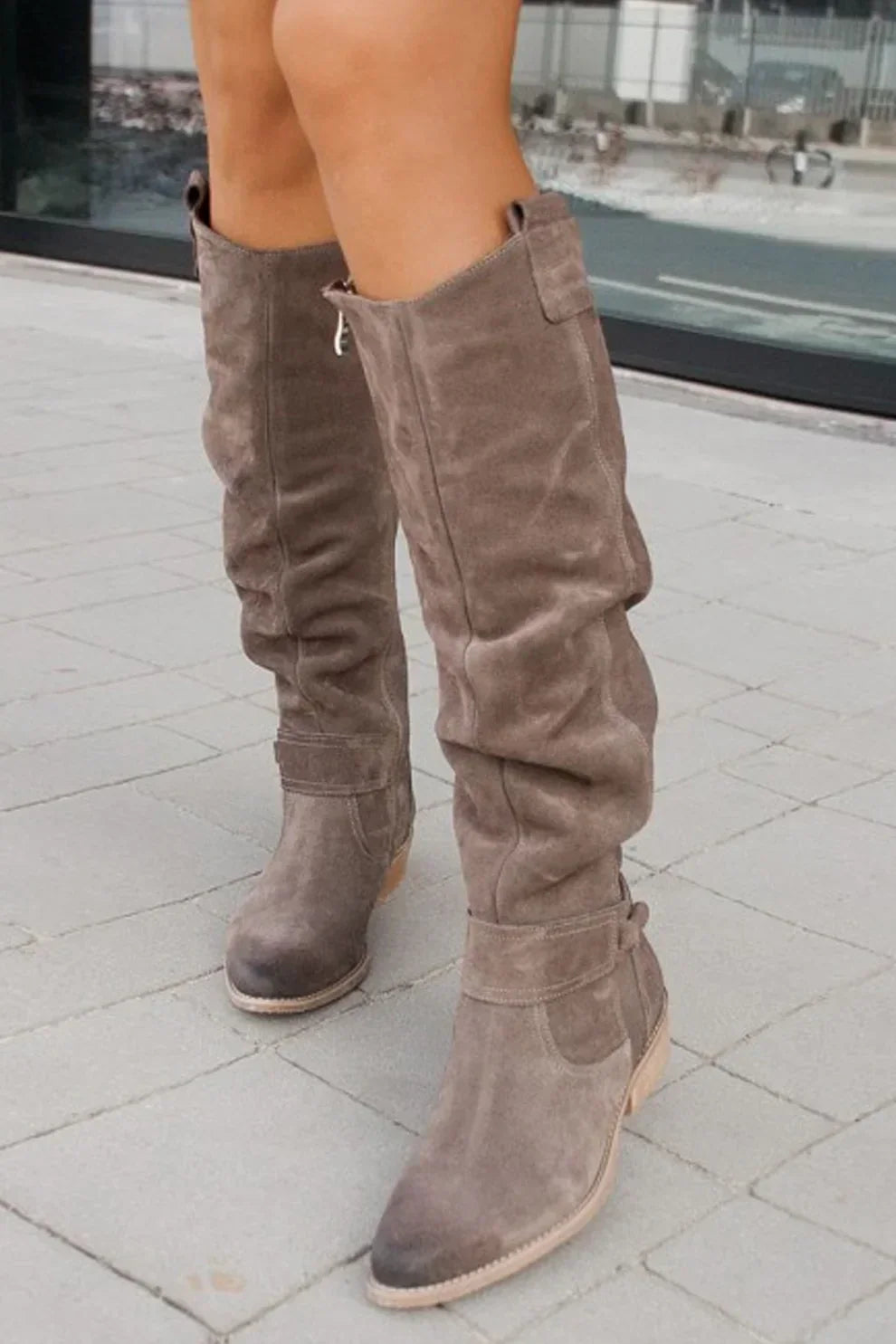 Vera Suède Elegance Knielaarzen