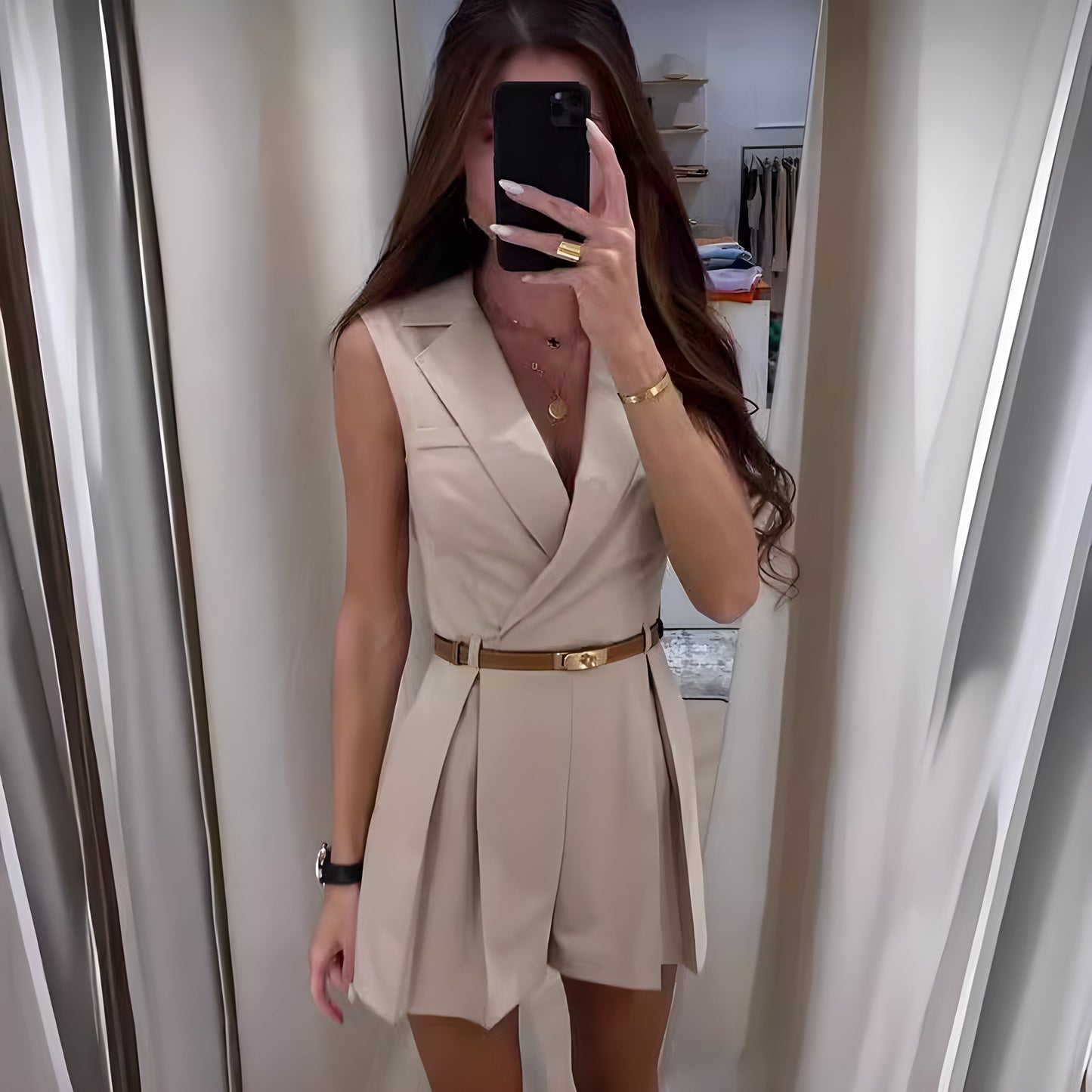 Lila – Elegante Mouwloze Jumpsuit | Stijlvol en Comfy
