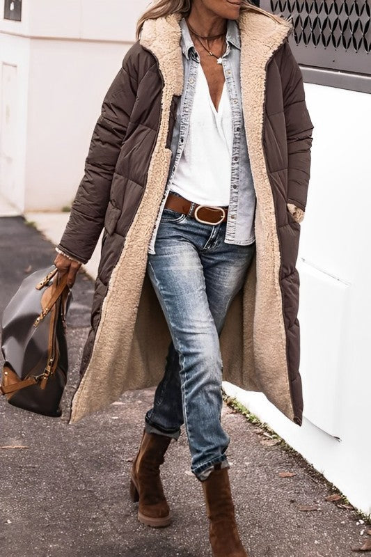 ReveriWarm – Omkeerbare Lange Winterjas voor Dames