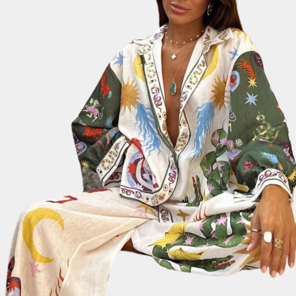 Solara Set – Zomerse Tweedelige Damesoutfit met Stijl
