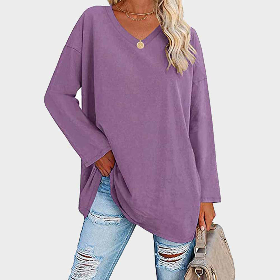 Selena – Luxe Zomerblouse met Lange Mouwen voor Dames