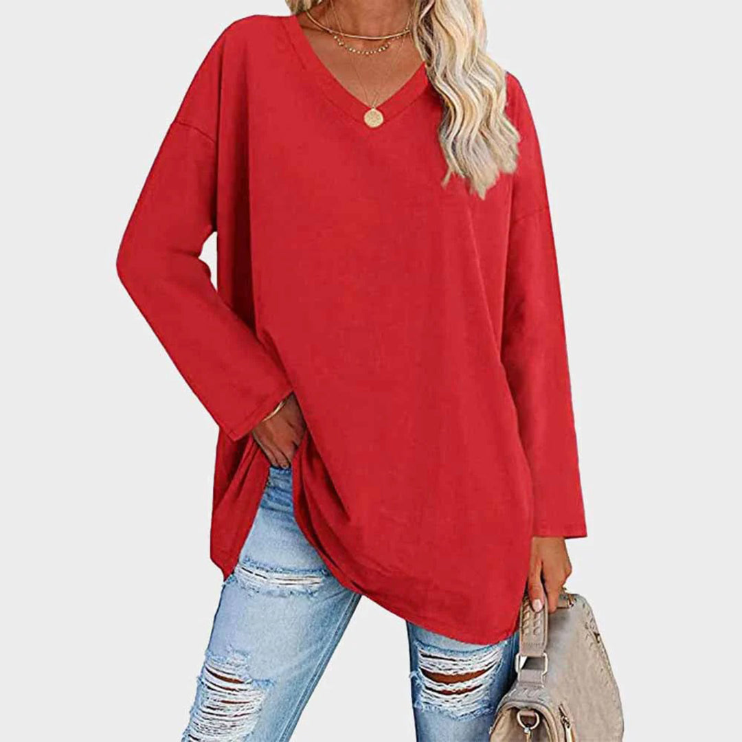 Selena – Luxe Zomerblouse met Lange Mouwen voor Dames