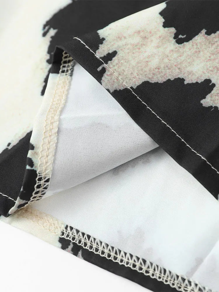 Elena – Midi-jurk met Luipaardprint